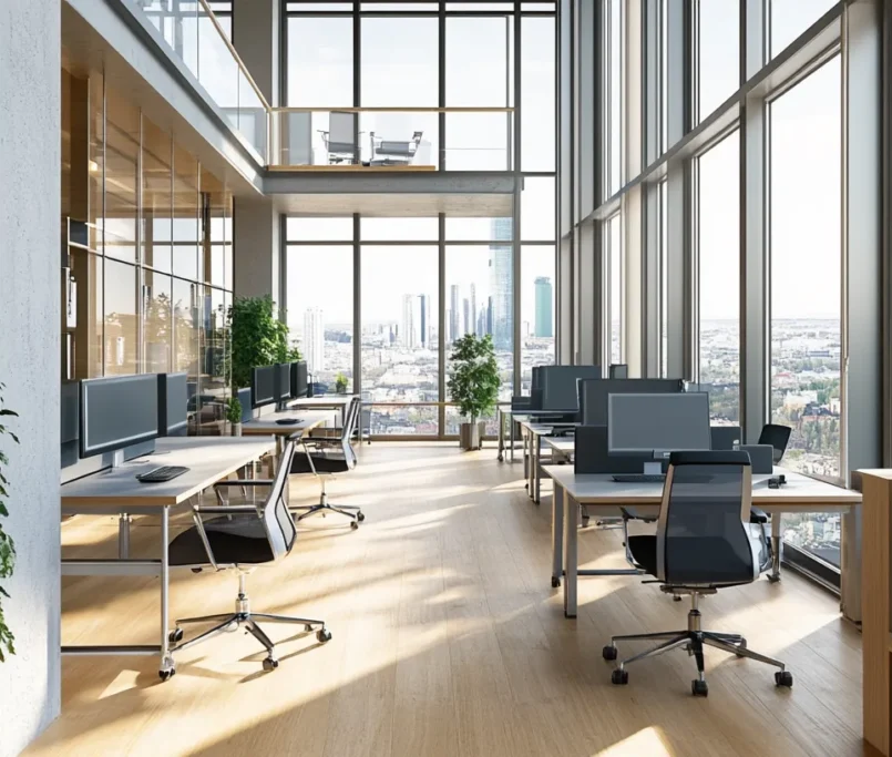 Een modern zakencentrum
