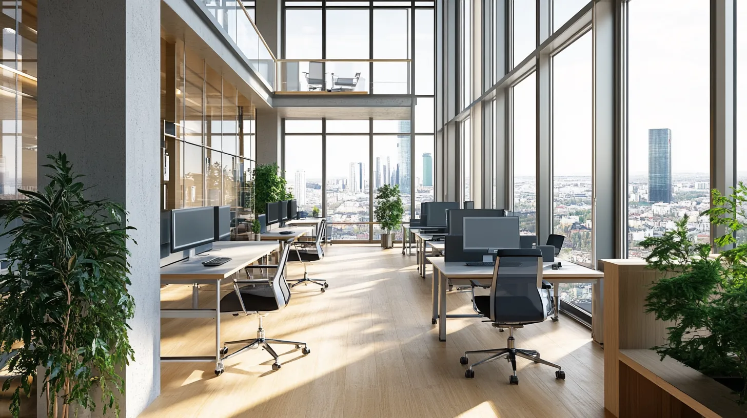 Een modern zakencentrum