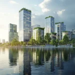 Een modern zakencentrum