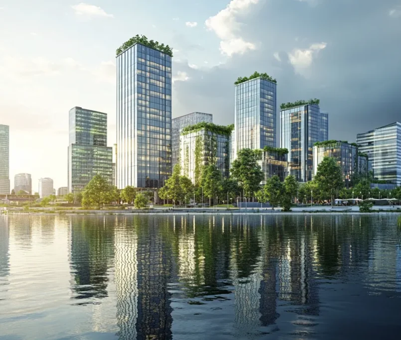 Een modern zakencentrum